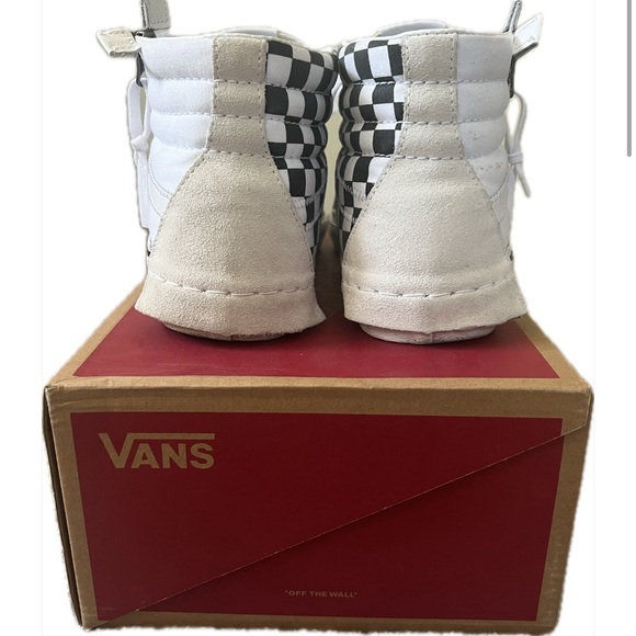 Size 8: VANS Sk8-Hi Reissue Checkerboard - Picture 4 of 8